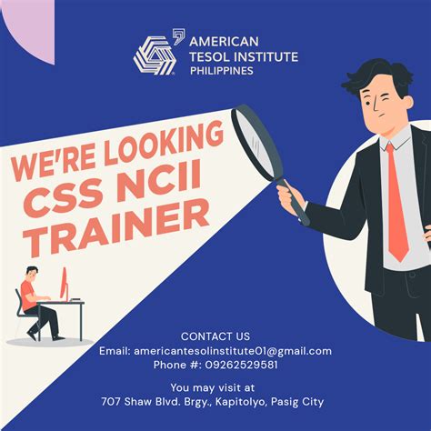 American Tesol Tesda Programs .